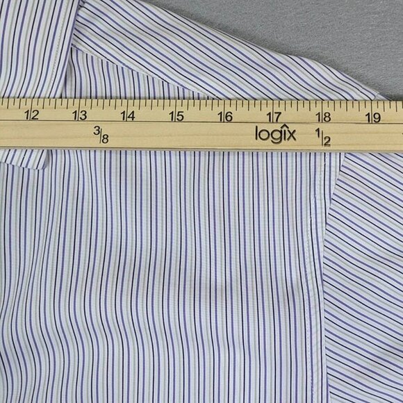 2 Jos A Bank Dress Shirts Mens 16-34 Travelers Collection Tailored Fit Classic - Picture 10 of 16